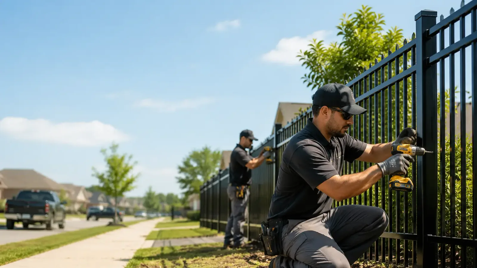 Metal Fence Installation in Andover, KS